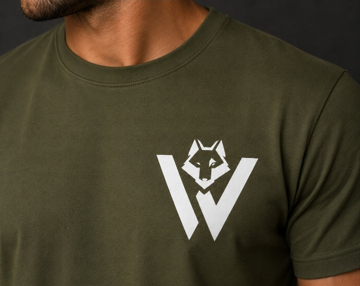 WolfVillage Essential Tee Green