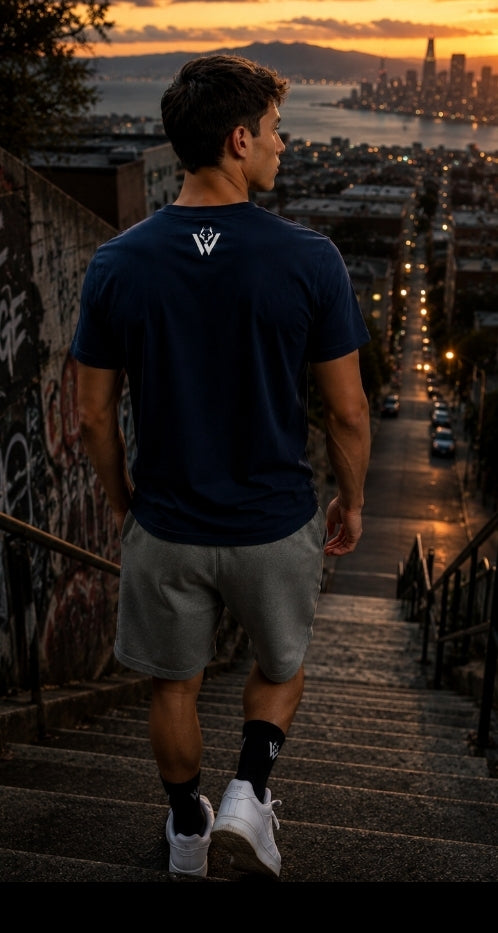 WolfVillage Essential Tee Blue