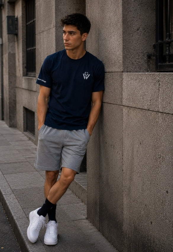 WolfVillage Essential Tee Blue