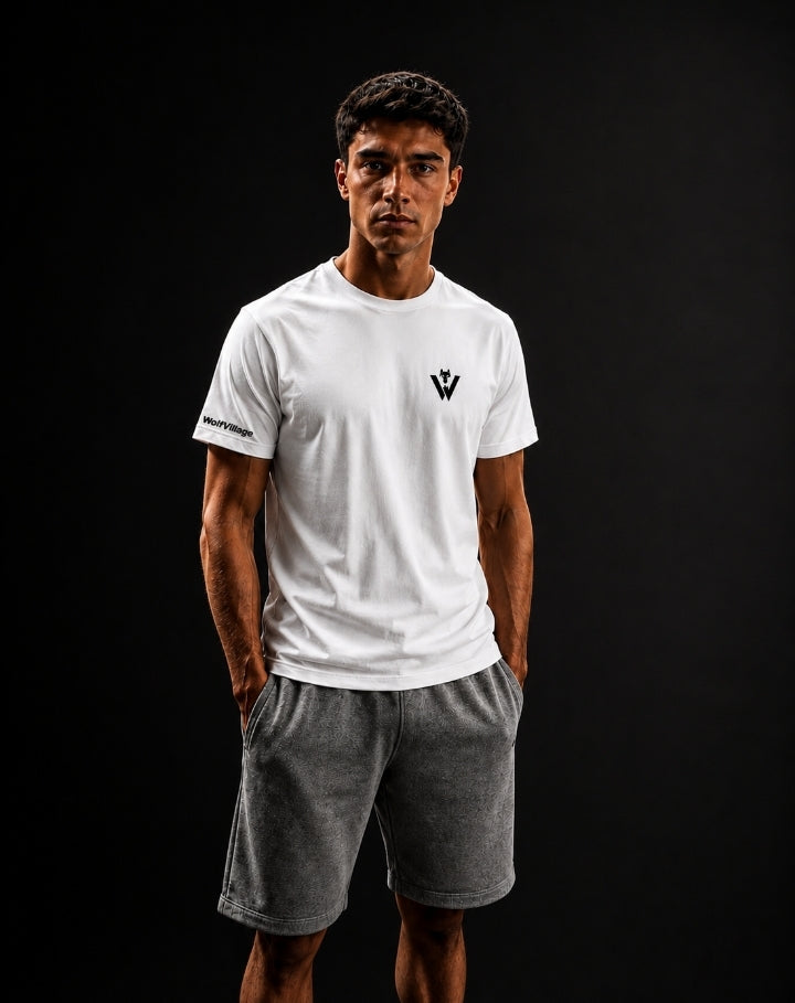 WolfVillage Essential Tee White